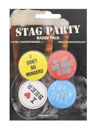 Stag Party - 4 Badge Pack