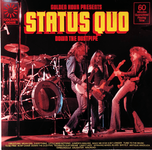 Status Quo - Golden Hour Presents Status Quo: Down The Dustpipe (LP) (VG-/VG-)