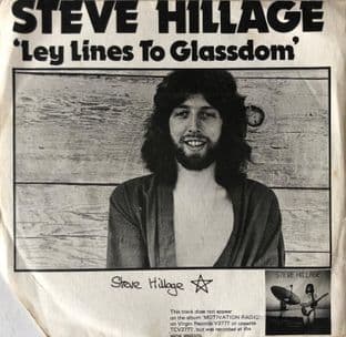 Steve Hillage/Glenn Phillips - Leylines To Glassdom/Lies (7") (VG-/G)