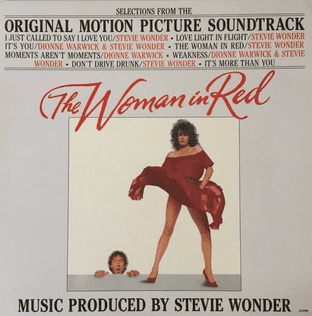 Stevie Wonder - The Woman In Red: Selections From The Original Motion Picture Soundtrack (LP) (EX-/EX-)