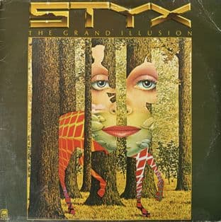 Styx - The Grand Illusion (LP) (VG/VG-)