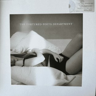 Taylor Swift – The Tortured Poets Department (LP) (Ghosted White Vinyl) (M/M) (Sealed)