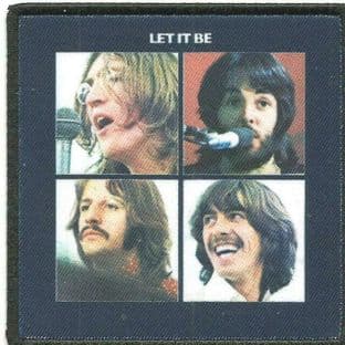 The Beatles - Let It Be - Sew On Patch