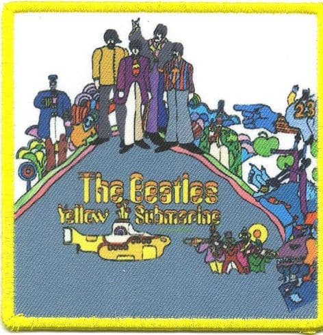 The Beatles - Yellow Submarine - Sew On Patch