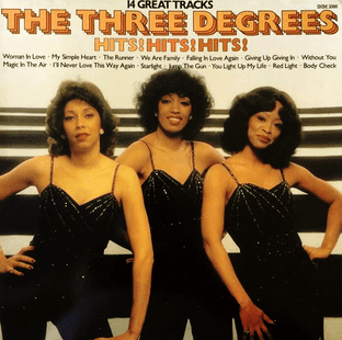 Three Degrees (The) - Hits! Hits! Hits! (LP) (VG-EX/G+)