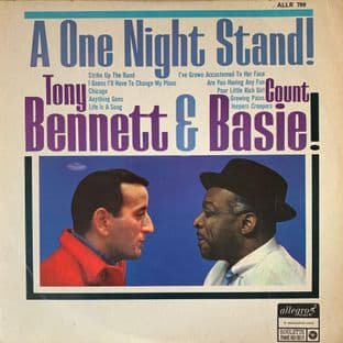 Tony Bennett With Count Basie Orchestra - One Night Stand (LP) (G/G+)