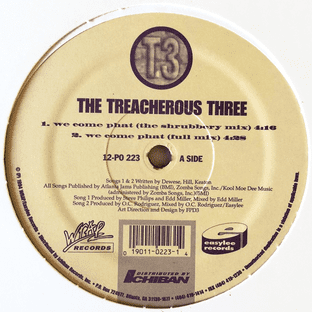 Treacherous Three (The) - We Come Phat (12") (EX-/VG-)