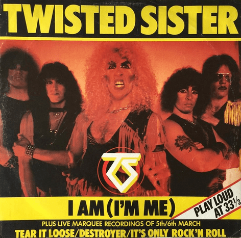 Twisted Sister ‎- I Am (I'm Me)‎ (12