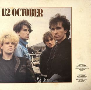 U2 - October (LP) (VG+/VG+)