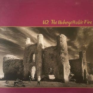 U2 - The Unforgettable Fire (LP) (G++/VG-)