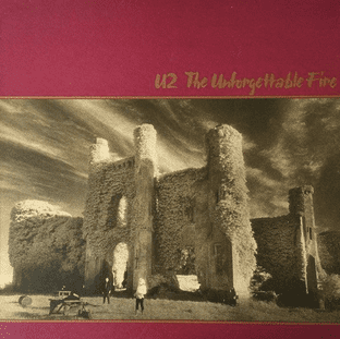 U2 - The Unforgettable Fire (LP) (G+/VG)