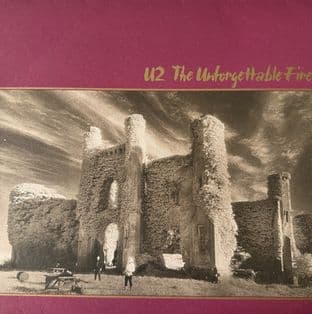U2 - The Unforgettable Fire (LP) (VG/VG-)