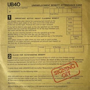 UB40 - Signing Off (LP + 12") (VG-/VG-)