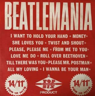 V/A - Beatlemania (LP) (G-VG/VG-)