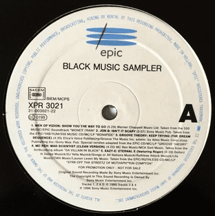 V/A - Epic Black Music Sampler EP (12") (Promo) (VG-/VG+)