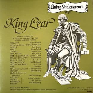 V/A - Living Shakespeare: King Lear (LP) (EX/VG-)