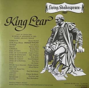 V/A - Living Shakespeare: King Lear (LP) (VG/EX)