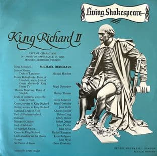 V/A - Living Shakespeare: King Richard II (LP) (VG-/G++)
