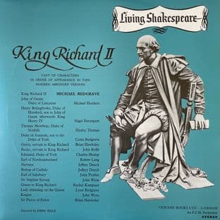 V/A - Living Shakespeare: King Richard II (LP) (VG/VG)