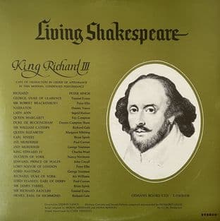 V/A - Living Shakespeare: King Richard III (LP) (EX-/VG)
