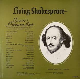 V/A - Living Shakespeare: Love's Labour's Lost (LP) (VG-/VG-)