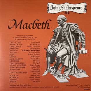 V/A - Living Shakespeare: Macbeth (LP) (VG-/VG-EX)