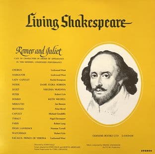 V/A - Living Shakespeare: Romeo And Juliet (LP) (VG/G-VG)