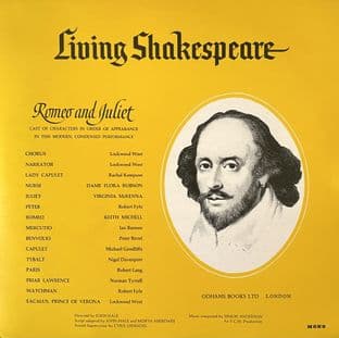 V/A - Living Shakespeare: Romeo And Juliet (LP) (VG-/VG)