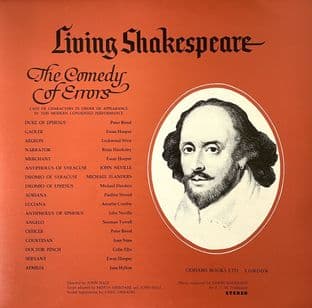 V/A - Living Shakespeare: The Comedy Of Errors (LP) (EX/VG-)