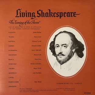 V/A - Living Shakespeare: The Taming Of The Shrew (LP) (VG-/VG-)