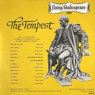V/A - Living Shakespeare: The Tempest (LP) (VG-/G++)