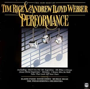 V/A ‎- Performance: The Very Best Of Tim Rice & Andrew Lloyd Webber (LP) (VG-/G++)