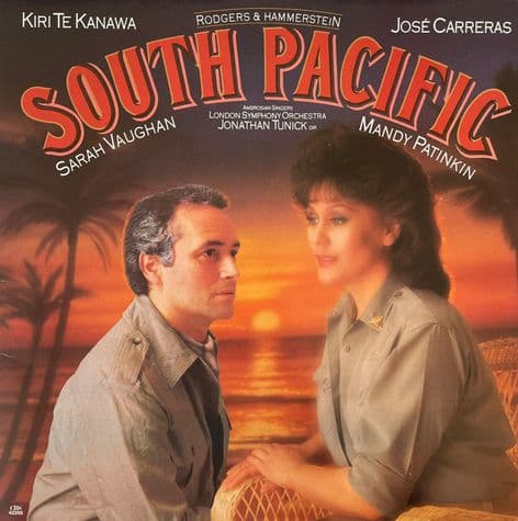 V/A ‎- South Pacific: Original Studio Cast Recording  (LP) (VG-/VG-)