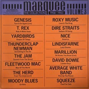 V/A ‎- The Marquee Collection Volume 3 (LP) (VG+/VG+)