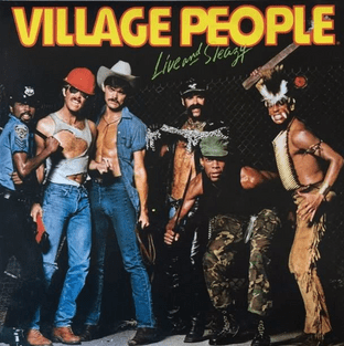 Village People -‎ Live And Sleazy (LP) (EX/VG+)