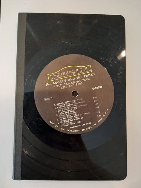 Vinyl Record Large Notebook