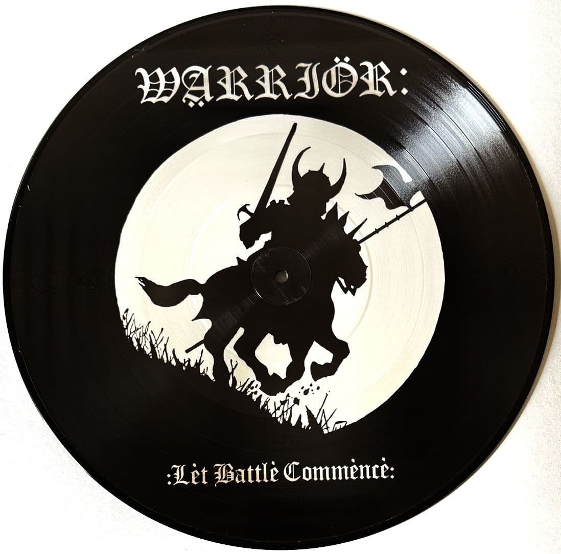 WARRIOR / LET BATTLE COMMENCE 英国オリジナルLP Warrior - Let Battle Commence LP Picture Disc EX/NM