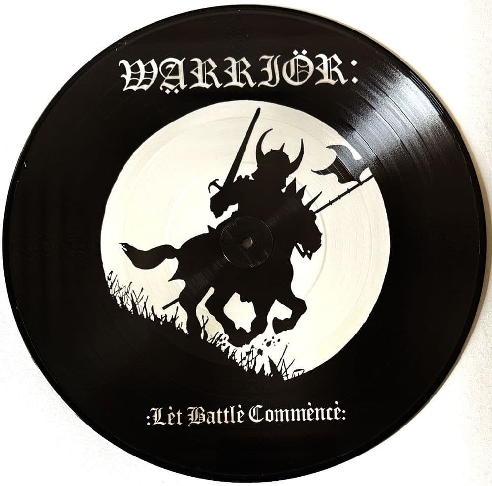 WARRIOR / LET BATTLE COMMENCE 英国オリジナルLP Warrior - Let Battle Commence LP Picture Disc EX/NM