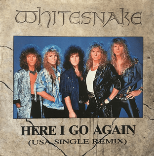 Whitesnake - Here I Go Again (USA Single Remix) (7") (G-/VG-)
