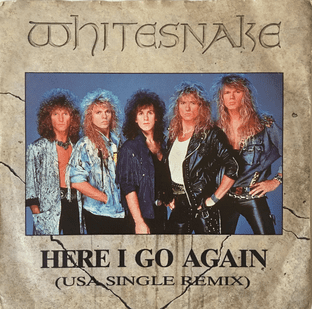 Whitesnake - Here I Go Again (USA Single Remix) (7") (VG-/G++)