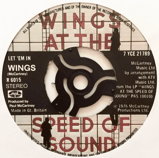 Wings - Let 'Em In (7") (G+/NM)