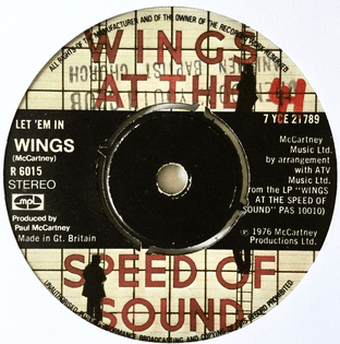Wings - Let 'Em In (7") (G/NM)