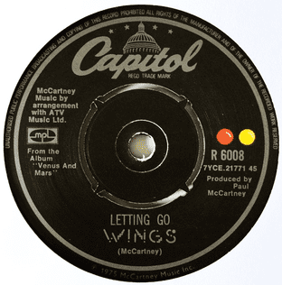Wings - Letting Go (7") (VG+/NM)
