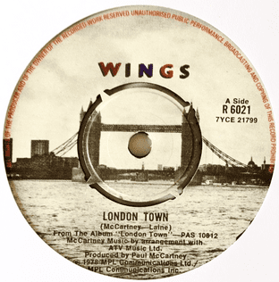 Wings - London Town (7") (VG-/NM)