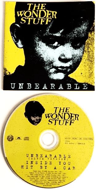 Wonder Stuff (The) - Unbearable (CD Single Pt 1) (VG-/G+)