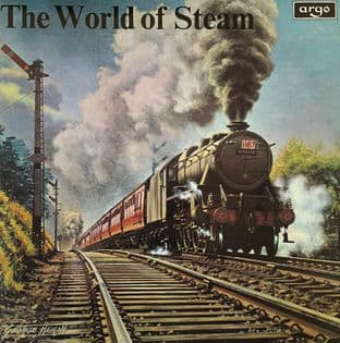 World Of Steam (The) - On Railways In Britain/On Railways Abroad (LP) (VG/VG-)