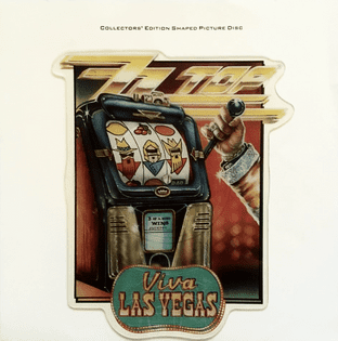 ZZ Top - Viva Las Vegas (7") (Shaped Picture Disc) (EX-/EX)