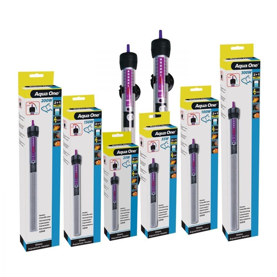 Aqua One Glass Aquarium Heaters