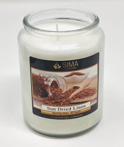 Lillen Scested Sun Dried Linen Scented Candle