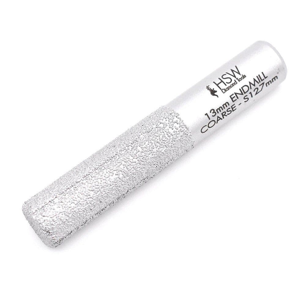 13mm x 35mm VB Diamond End Mill - 12.7mm Shank